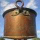 Copper Kettle Caldron Arts Crafts ? Hammered Hearth Fireplace Iron Picture Frame Hearth Ware photo 7