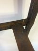 Antique Early 19th C Hand Forged Iron Fireplace Cooking Pot Trivet Stand Table Hearth Ware photo 9