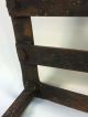 Antique Early 19th C Hand Forged Iron Fireplace Cooking Pot Trivet Stand Table Hearth Ware photo 8