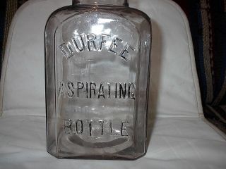 1/2 Gallon Embossed Durfee Aspirating Bottle Fluid Co Grand Rapids Michigan photo