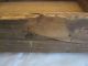 So Primitive Wood Box/tray/ Carrier With Handles.  Dovetailed.  Darien Conn. Boxes photo 1
