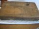So Primitive Wood Box/tray/ Carrier With Handles.  Dovetailed.  Darien Conn. Boxes photo 5