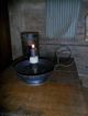 Primitive Olde Time Candle Light,  Black Metal W/ Grungy Candle,  Farmhouse Needful Primitives photo 8