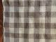 Early Antique Large Slice Homespun Wool Blanket Brown & Cream Textile Aafa Primitives photo 1