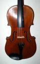 Antique Handmade German 4/4 Violin - 1880 ' S - 4 Corner Blocks String photo 2