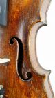, Old,  18th Century Antique Violin By Friedrich August Glass - String photo 4