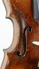 , Old,  18th Century Antique Violin By Friedrich August Glass - String photo 5