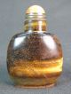 Chinese Natural Tiger Stone Snuff Bottle Snuff Bottles photo 3