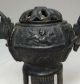 G256: Chinese Tasty Copper Ware Incense Burner With Very Good Work W/box Incense Burners photo 2