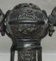 G256: Chinese Tasty Copper Ware Incense Burner With Very Good Work W/box Incense Burners photo 3