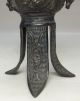 G256: Chinese Tasty Copper Ware Incense Burner With Very Good Work W/box Incense Burners photo 5