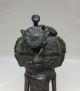 G256: Chinese Tasty Copper Ware Incense Burner With Very Good Work W/box Incense Burners photo 6