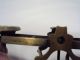 Antique London Brass Postage Scale W/weights Scales photo 3