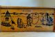 Vintage 50 ' S Cowboys Toy Chest Western Wooden Box Indians Trunk Hazel Cabinet Co Post-1950 photo 6