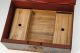 Japanese Antique Portable Iron Safe Cash Box Inside Wooden Box 648k17 Safes & Still Banks photo 2