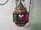 Collectibles 1900 ' S Moroccan Stained Glass Hanging Lamps Incense Tray Chains Lamps photo 5