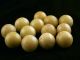 13pics Chinese Light Green Jade Ball Beads X017 Other Chinese Antiques photo 1