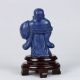 100 Natural Lapis Lazuli Hand - Carved Laugh Buddha Statue Csy299 Other Antique Chinese Statues photo 5