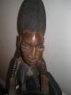 Large Yoruba Agere Ifa Divination Bowl Woman Holding A Chicken Sculptures & Statues photo 5