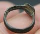 Viking Period Bronze Finger Ring With Decorated Bezel Norse Jewelery 800 Ad, Scandinavian photo 4
