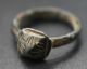 Viking Period Bronze Finger Ring With Decorated Bezel Norse Jewelery 800 Ad, Scandinavian photo 6