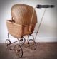Antique/vintage Wicker Doll Baby Carriage Early 1900s Baby Carriages & Buggies photo 2