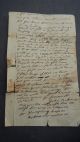 1803 Stampless Letter W Boston Postmark To Augustus Chase - Schooner Harriot Other Maritime Antiques photo 3