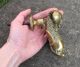 Rare Reclaimed Heavy Brass Malta Door Knocker With 2 Fish 2.  3lbs Door Bells & Knockers photo 4