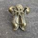 Rare Reclaimed Heavy Brass Malta Door Knocker With 2 Fish 2.  3lbs Door Bells & Knockers photo 7