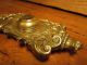 Antique Yale & Towne Victorian Rococo Cast Brass Door Bell Push Button Electric Door Bells & Knockers photo 4