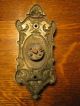 Antique Yale & Towne Victorian Rococo Cast Brass Door Bell Push Button Electric Door Bells & Knockers photo 7