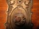 Antique Yale & Towne Victorian Rococo Cast Brass Door Bell Push Button Electric Door Bells & Knockers photo 8