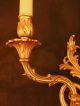 Large Sconces,  Rococo Style - Bronze - French Antique - 14,  97 Inches Chandeliers, Fixtures, Sconces photo 2