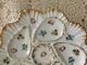 Pretty Porcelain Oyster Plate 5 Well 8 1/2 