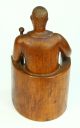 Antique Early Hand Carved Wood King Gustav I Vasa Figure,  Swedish Folk Art Carved Figures photo 9