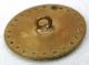 Antique Enamel Button W Cut Steel Rim Woman W Gold Flecked Dress Basket 1 Inch Buttons photo 1