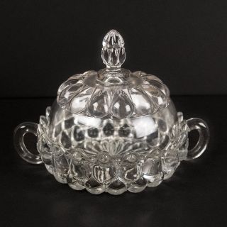 Antique Glass Candy Dish Job ' S Tears Adams & Co.  Early American Pattern Glass photo