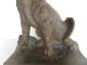 Antique Bradley Hubbard Cast Iron Cairn Terrier Dog Doorstop B&h Figural Dog Metalware photo 6