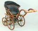 Antique Children ' S Doll Carriage Buggy Baby Stroller Rattan Wicker Baby Carriages & Buggies photo 6