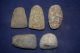 5 Medium Sized Hard Stone Celts From The Sahara Neolithic Neolithic & Paleolithic photo 1