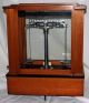 Antique Analytical Scale Balance Beam Jeweler Apothecary Magnifier Voland & Sons Scales photo 1