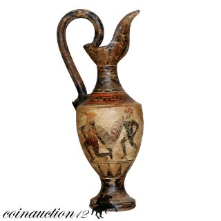 Scarce,  Huge Greek Terracotta Wine Jug 1600 - 1700 Ad photo