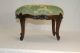 French Louis Xv Hand Carved Walnut Oval Footstool Foot Stool,  C.  19th 1800-1899 photo 2