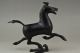 China Classical Collectible Old Bronze Horse Speed Running Tread Swallow Statue Other Antique Chinese Statues photo 3