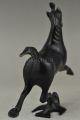 China Classical Collectible Old Bronze Horse Speed Running Tread Swallow Statue Other Antique Chinese Statues photo 4