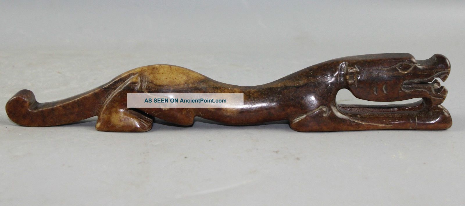 Chinese Jade Hand Carved Statues Long 19.  6cm Other Antique Chinese Statues photo