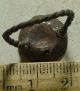 Rare Late Medieval Copper Ring Artifact Intact Size 9 Twisted Band Other Antiquities photo 2