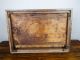 Antique Clarks Ont Wooden 2 Drawers Sewing Spool Display Storage Cabinet Box Furniture photo 6