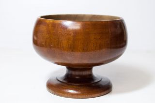 Rare 1880 ' S Monarchy - Era Hawaii Koa Wood Turned Presentation Calabash - Last One photo