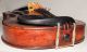 German Violin Labeled Aegidius Kloz Mittenwald 1819,  Enrico Morelli Bow,  2 Cases String photo 3